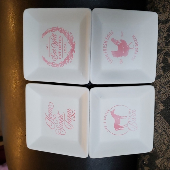 CREATE BASICS Bisque Trinket Dish Set of 4 - Picture 3 of 16